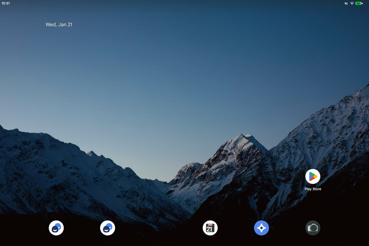 Home Screen