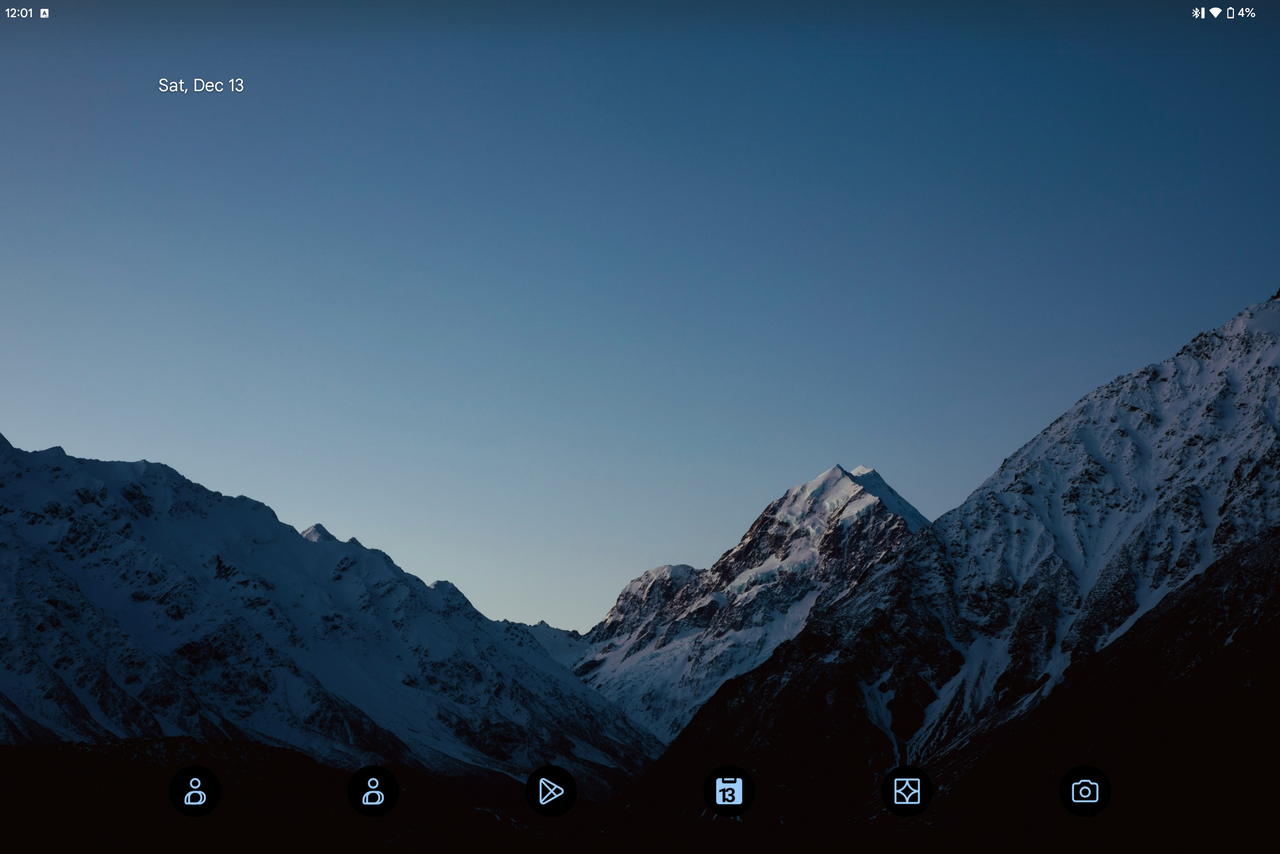 Home Screen