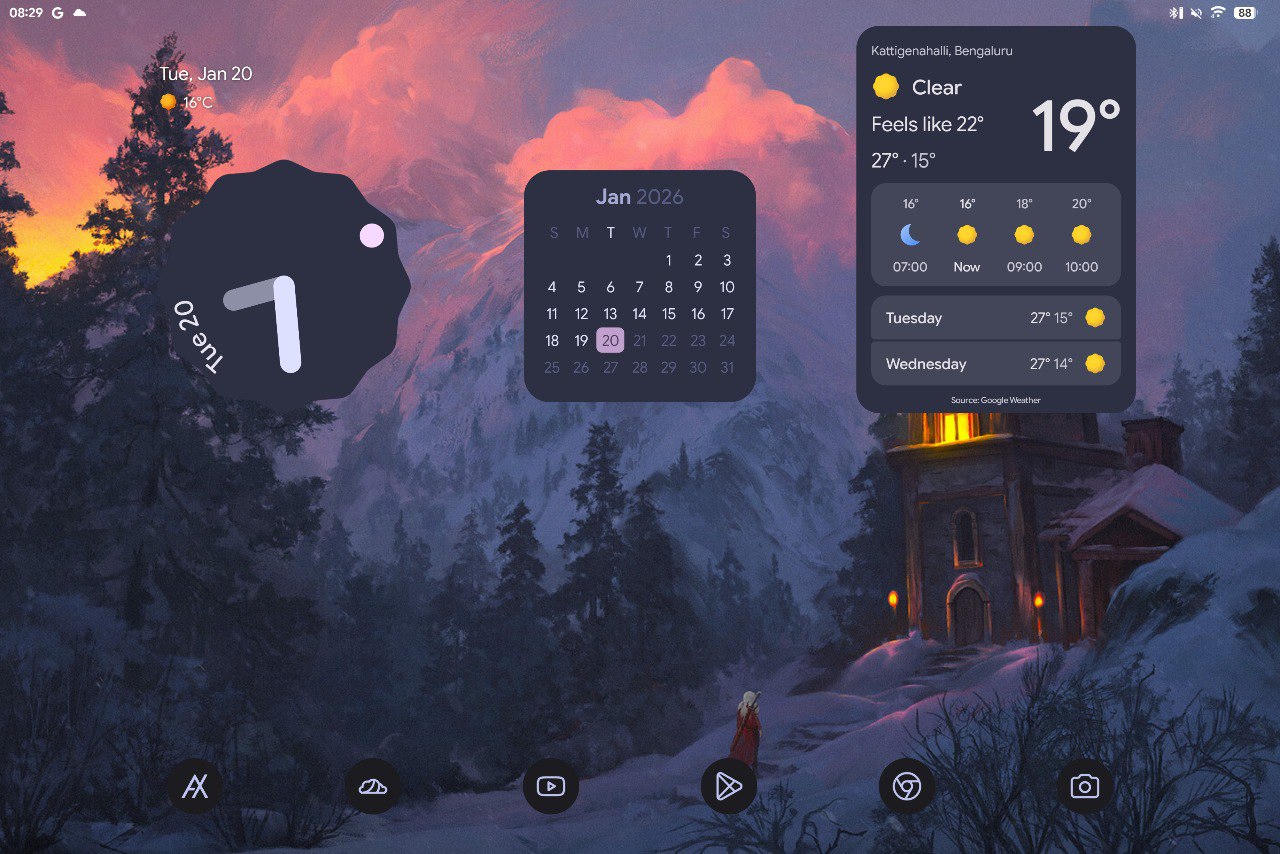 Home Screen
