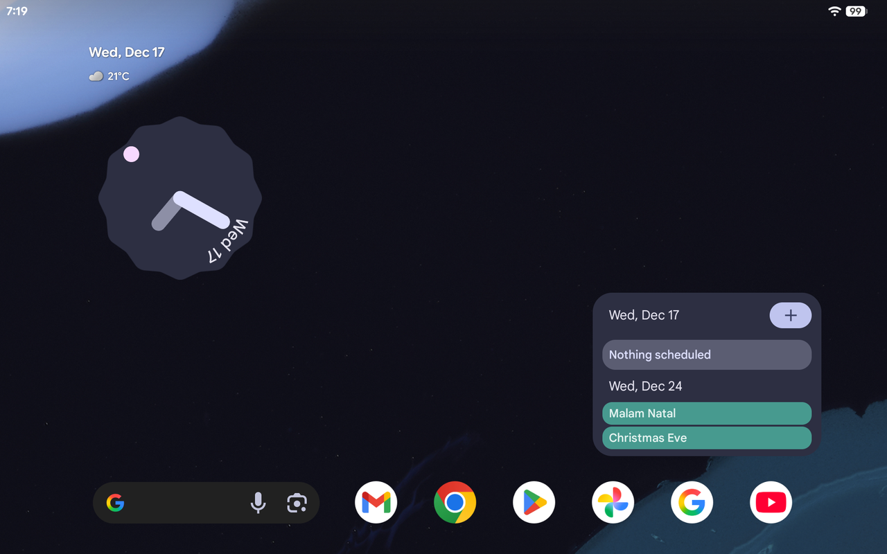 Home Screen